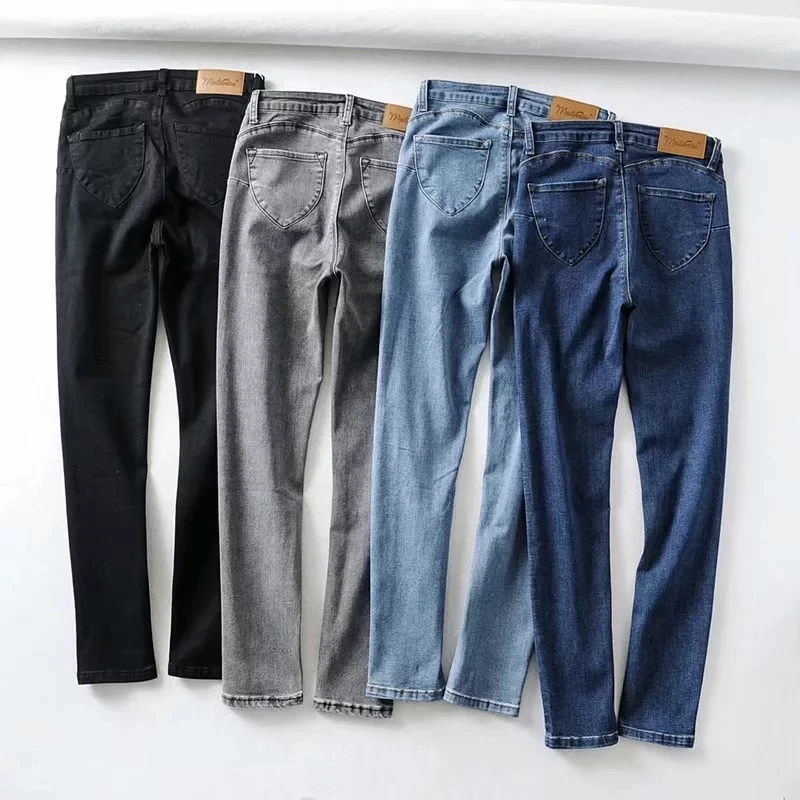 Женские сексуальные узкие джинсы С 5 Карманами|Узкие джинсы| |