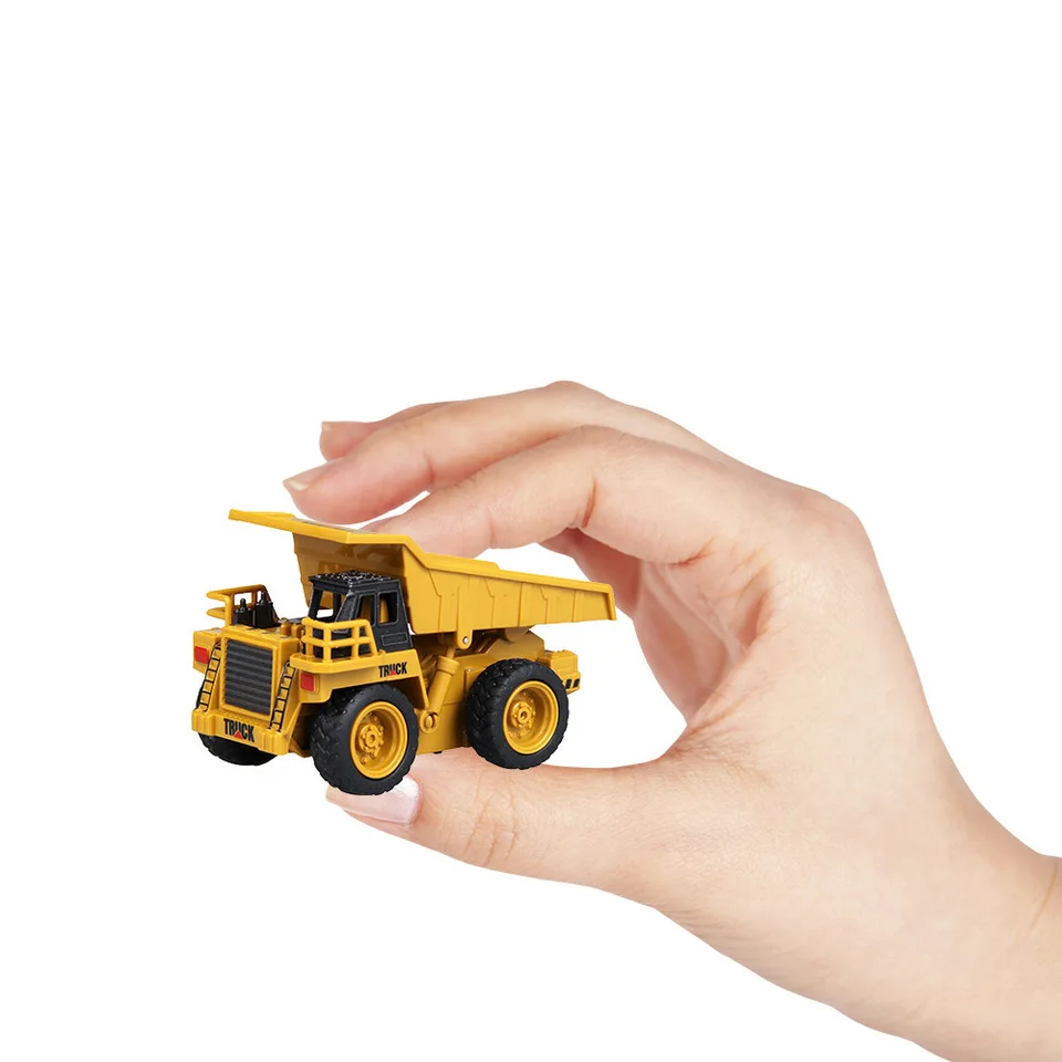 

Mini RC Construction Truck 8028 Engineering Model Wireless Tractor Bulldozer Excavator Portable Vehicle Toys for children