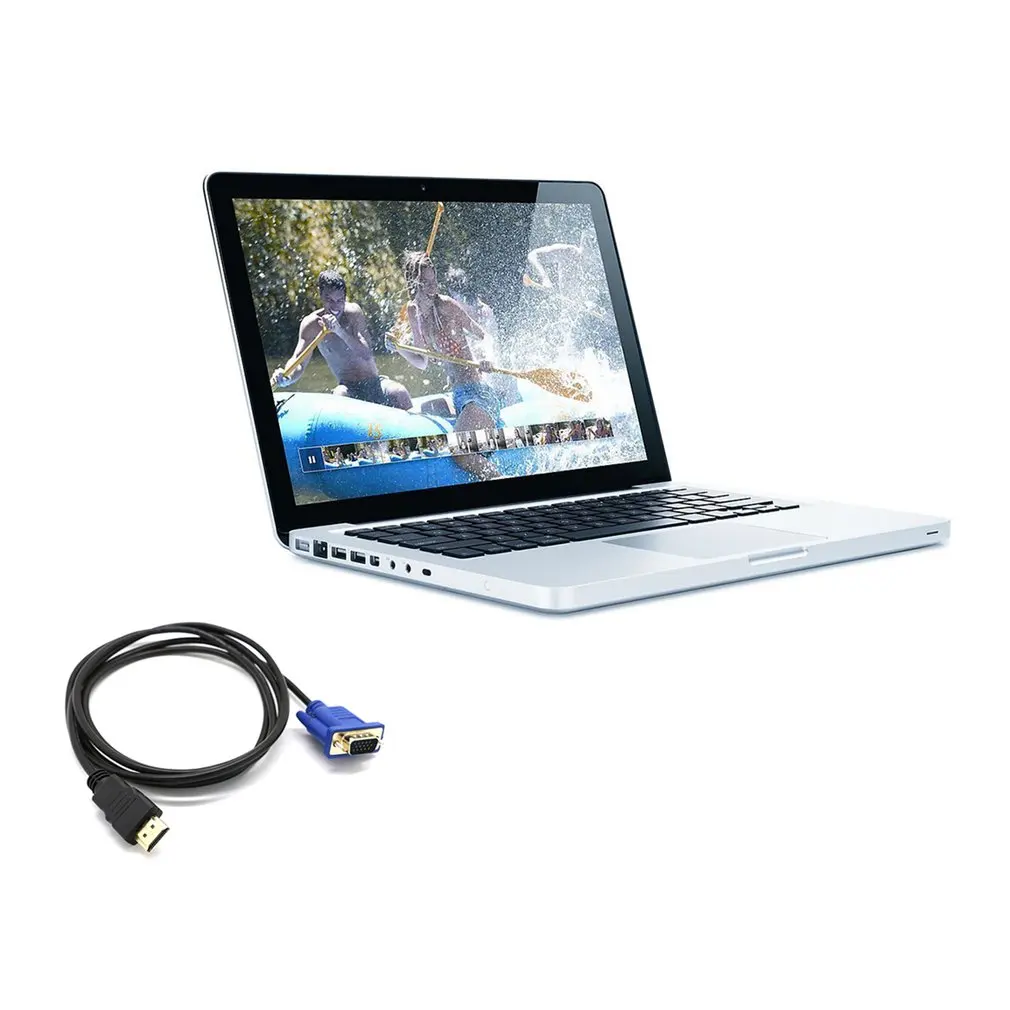 

HDMI to VGA HD Converter Cable Audio Cable D-SUB Male Video Adapter Cable Lead for HDTV PC Computer Monitor For PC Laptop TV