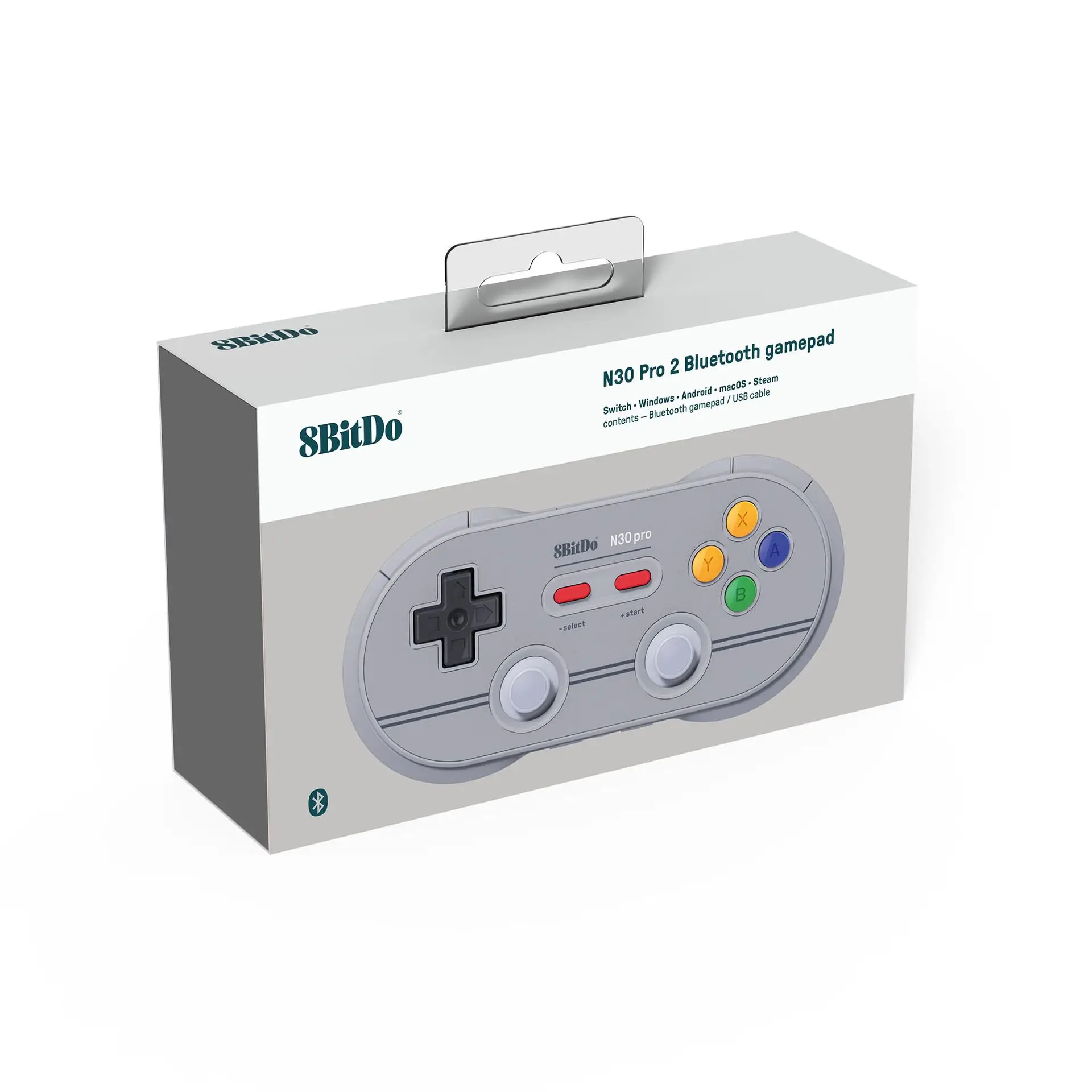 Bluetooth джойстик 8bitdo N30 Pro 2 беспроводной контроллер для Nintendo Switch Android MacOS паровой