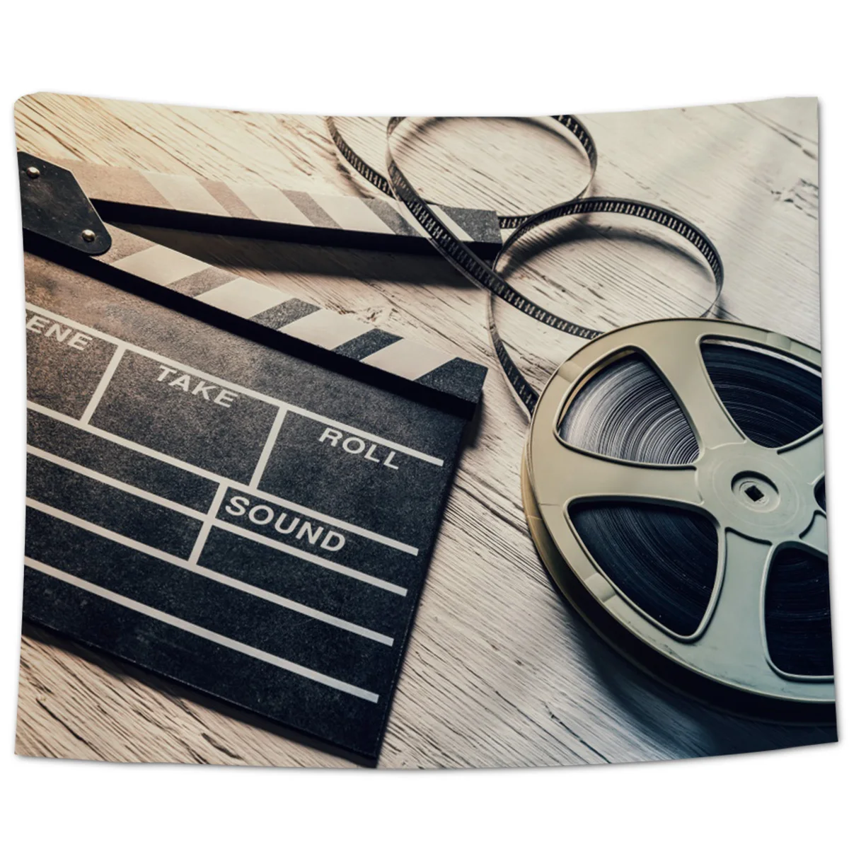 Рулон пленочных камер и досок для деревянных столов гобелен Настенный декор