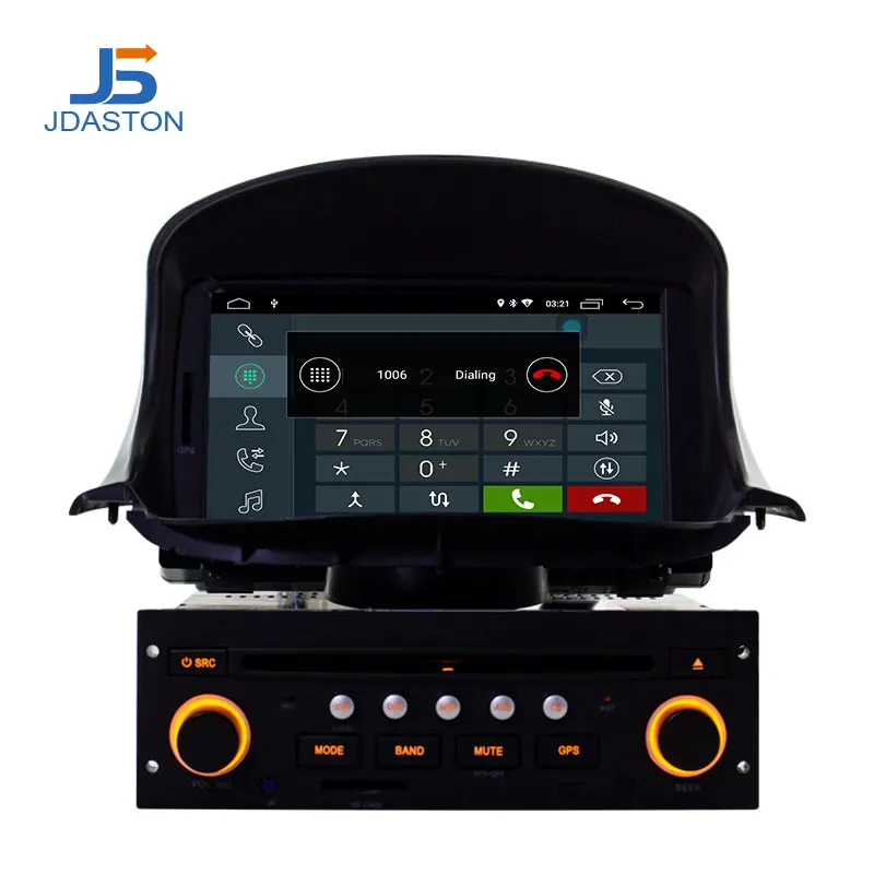 JDASTON Android 10 0 автомобильный DVD плеер для PEUGEOT 206 206CC GPS навигация 1 Din автомобильное