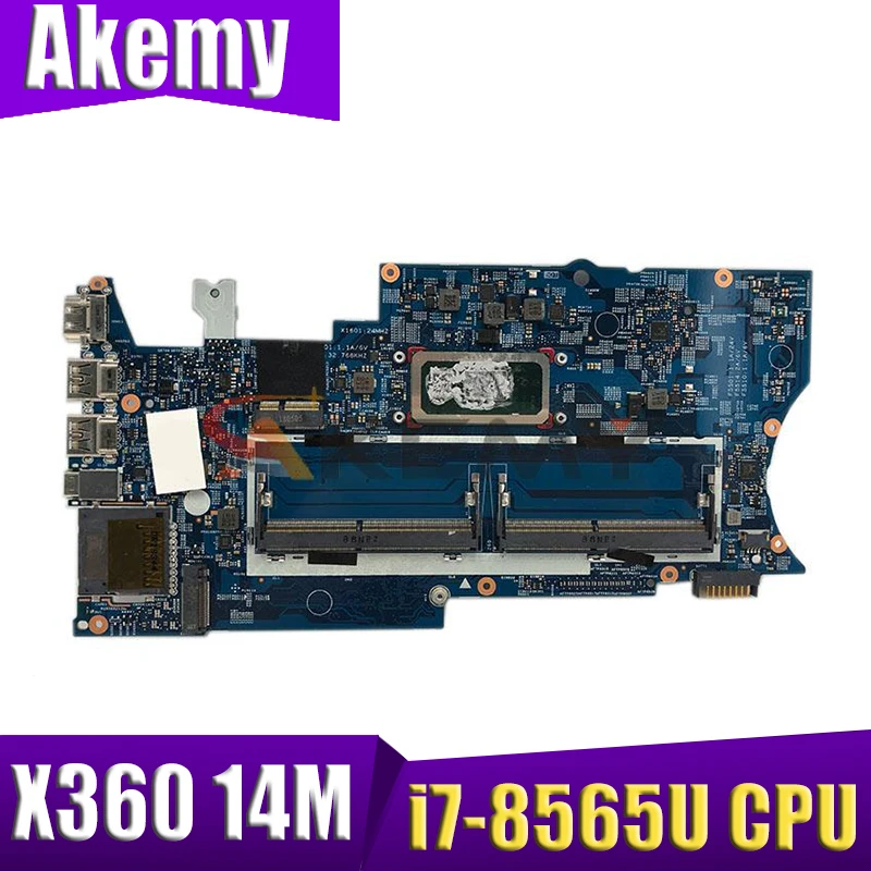 

18755-1 Mainboard For HP Pavilion X360 14M 14-BA Laptop Motherboard With Intel i7-8565U CPU DDR4 448.0C212.001 100% Fully Tested