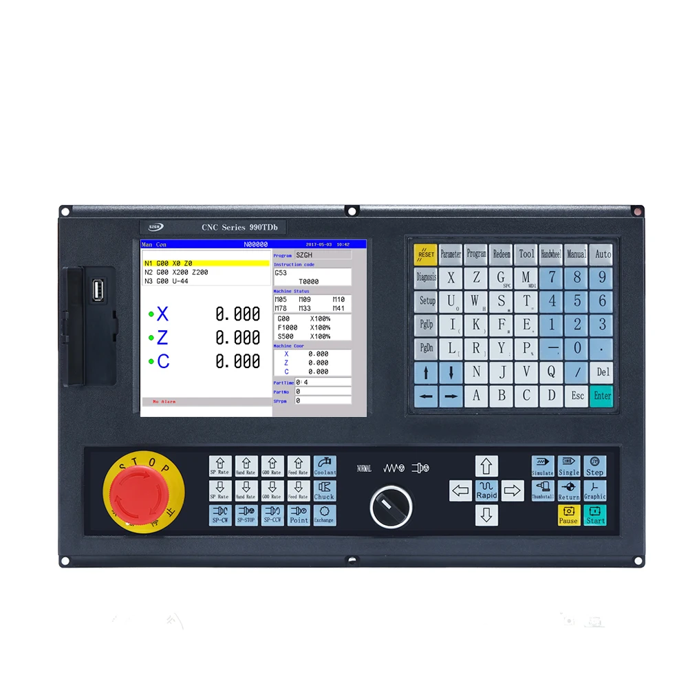 

3 axis Lathe CNC Controller for metal engraving/drilling machine