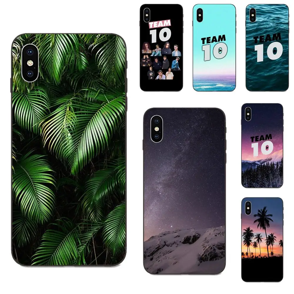 Мягкий ТПУ чехол Jake Paul Team 10 с логотипом для Galaxy A8 A9 Star Note 4 8 9 S3 S4 S5 S6 S7 S8 S9 S10 Edge Lite Plus