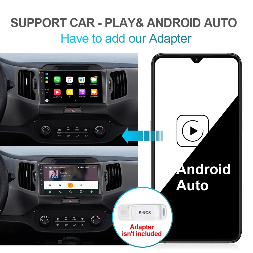 ISUDAR PX6 Android 10 автомобильное радио для KIA/Sportage 2010 2011 2012 2016 Авторадио Мультимедиа GPS DVR