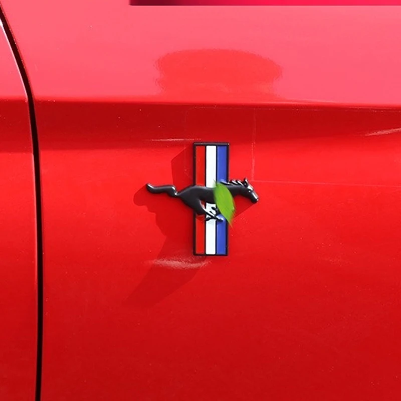 

3D-Наклейки для украшения окон, эмблема лошади, Кобра, значок для Ford Mustang Shelby GT 5,0, модифицированный аксессуар для внешней отделки