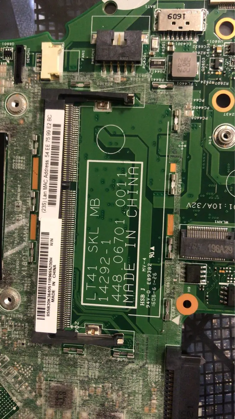 

KEFU 448.06701.0011 For Lenovo FLEX3-1580 YOGA 500-15ISK Notebook Motherboard CPU I3 6100U DDR3 100% Test Work