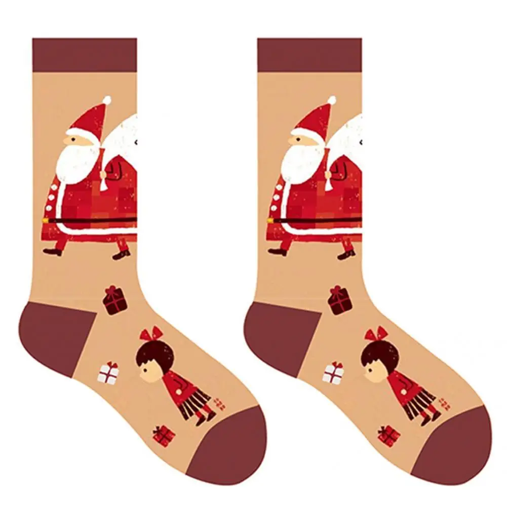 

1 пара, теплые рождественские носки