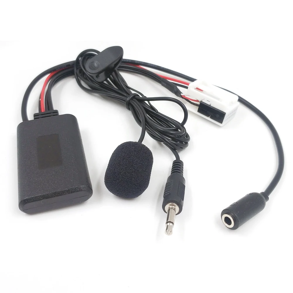 Адаптер для микрофона 12pin Bluetooth аудиовход Aux Audi A3 TT A4 S4 A6 A8 A8L 2007 2014 шесть дисков CD|aux