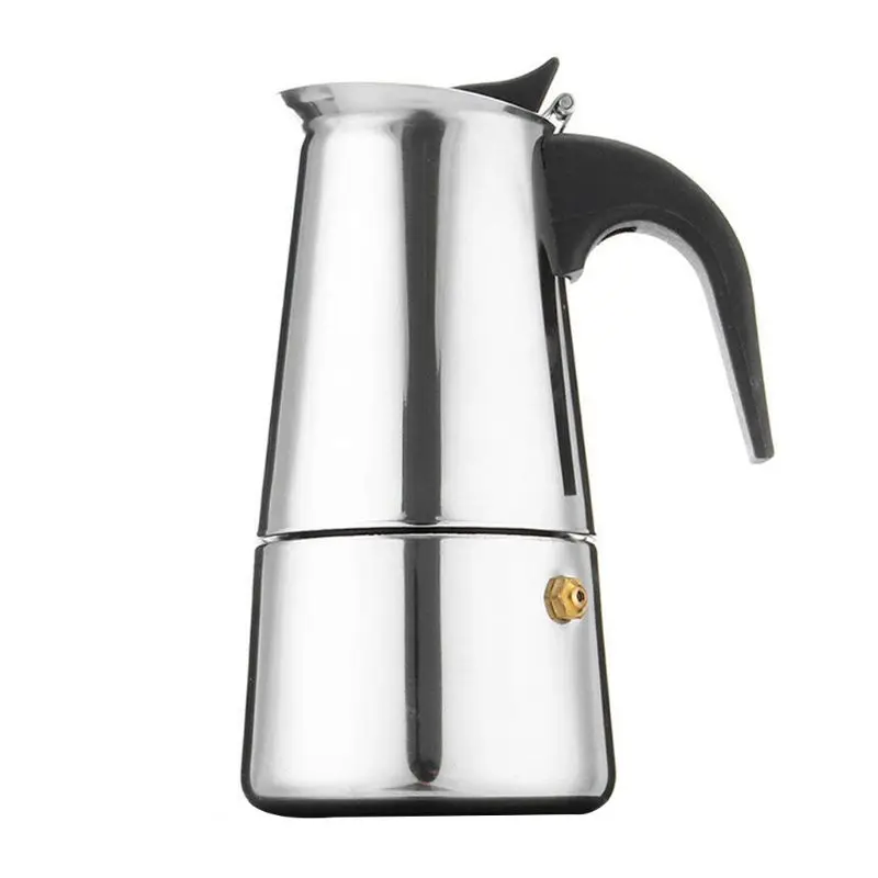

4/6Cup Coffee Maker Pot Espresso Latte Percolator Electric Stove Home Office Kitchen Supplies