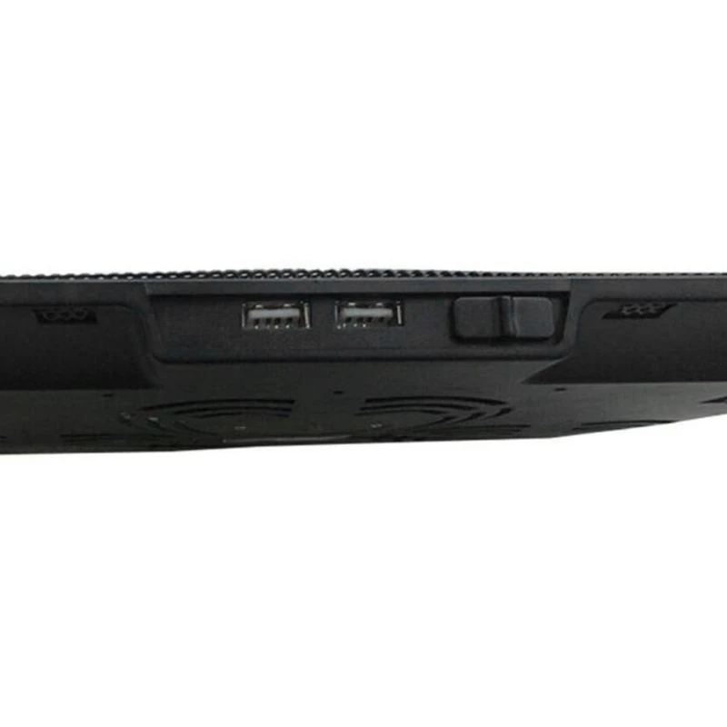 

Laptop Cooling Pad, Portable Slim Quiet USB Powered Laptop Notebook Cooler Cooling Pad Stand Chill Mat,3 Blue LED Fans