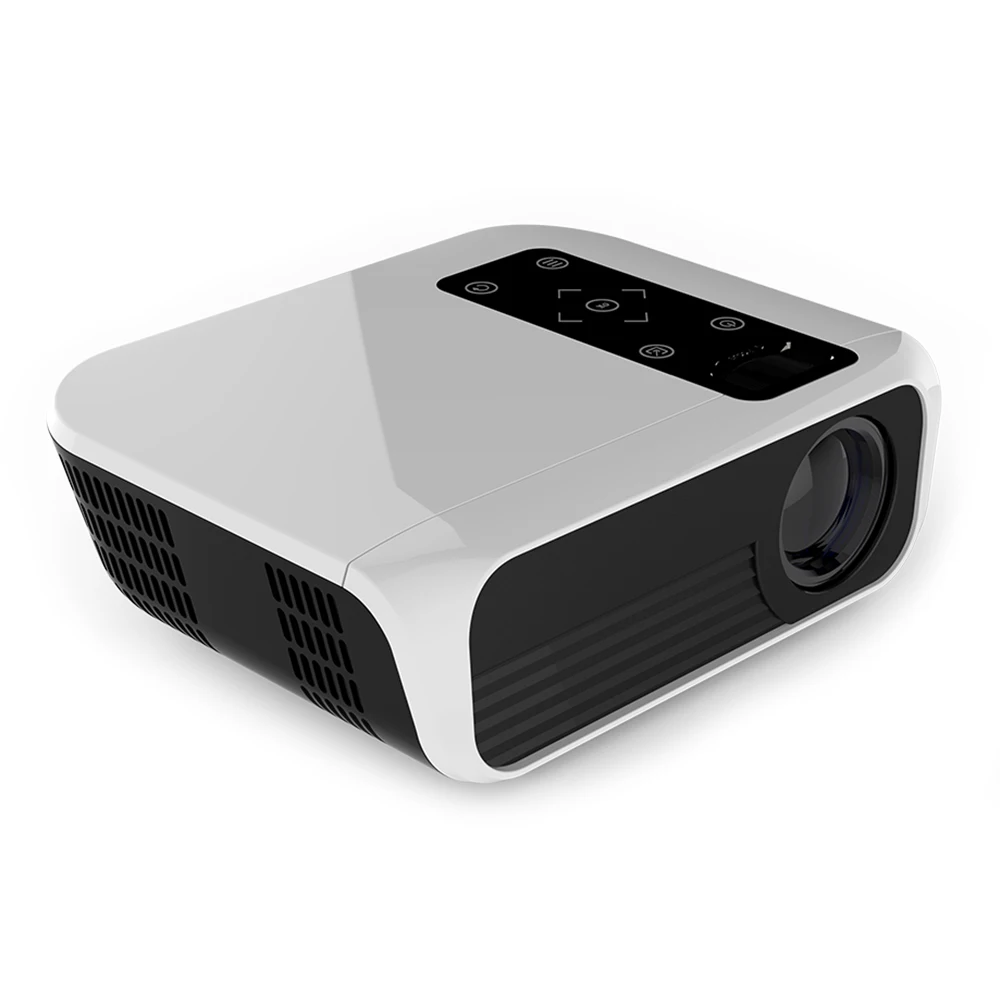 Портативный умный проектор мультимедийный LED часы фильма офис пленка Media Player