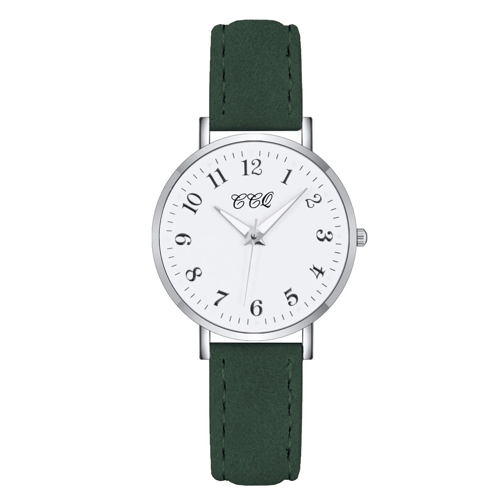 

Newest Woman Fashion Quartz Round Watches Comfortable Ladies Casual Leather Band Analog Wrist Watch Gifts Zegarek Damski