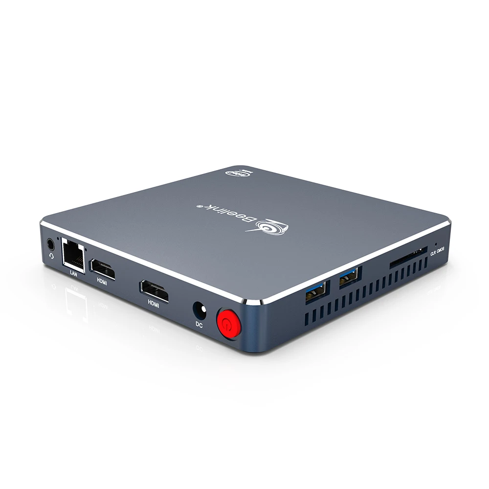 Beelink GeminiM Windows 10 Мини ПК Intel J4125 до 2 6 ГГц 8 Гб 256 ГБ двойной WIFI UHD графика 600 WIN10