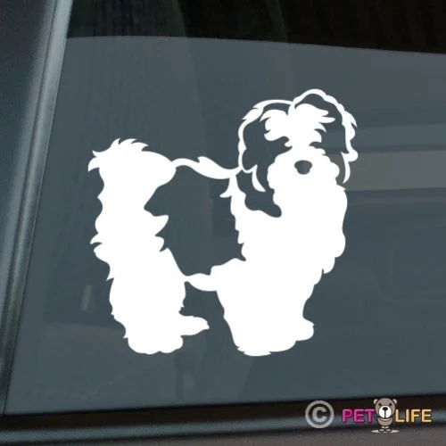 Наклейка Shih Tzu высечка винил-льв собака оконная наклейка | Игрушки и хобби