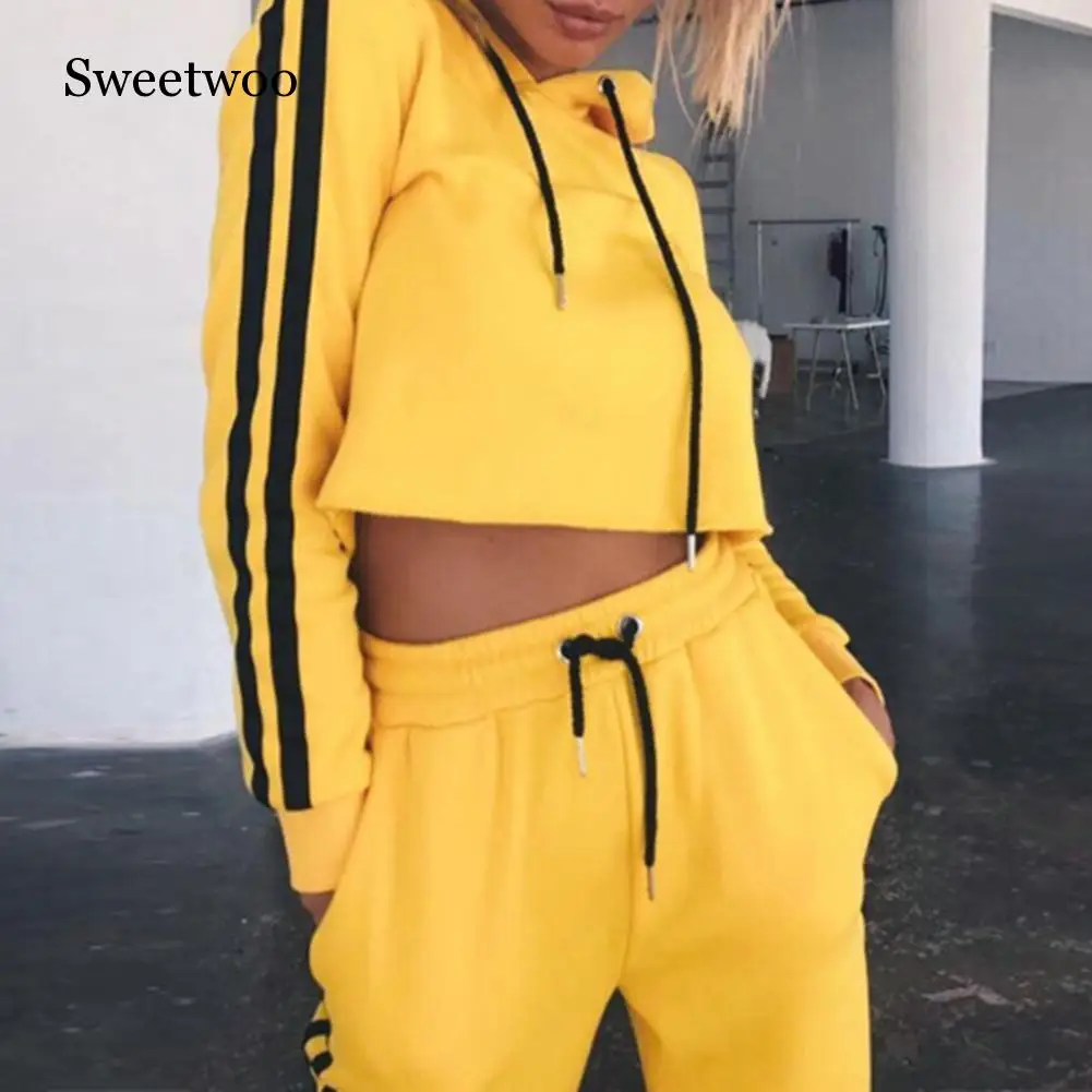 Комплект для йоги с капюшоном и длинными рукавами женская одежда фитнеса