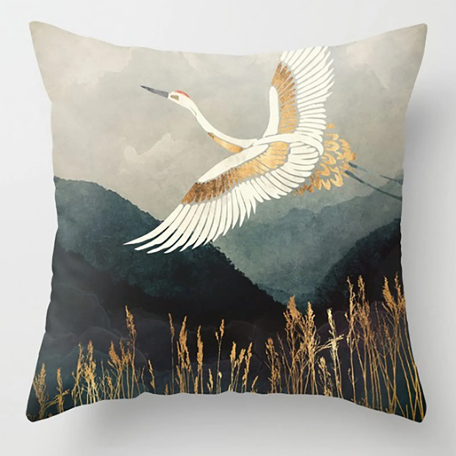 Комплект из 4 предметов с геометрическим принтом наволочки для диванных подушек