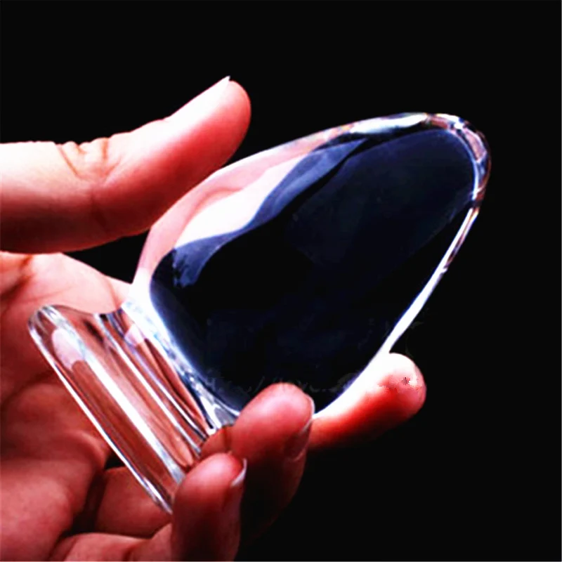Pure Pleasure Sensual Glass Butt Plug sex toys for woman lesbian anus G SPOT squirt Crystal BIG BALL GAY DICK prostate anal plug | Красота и