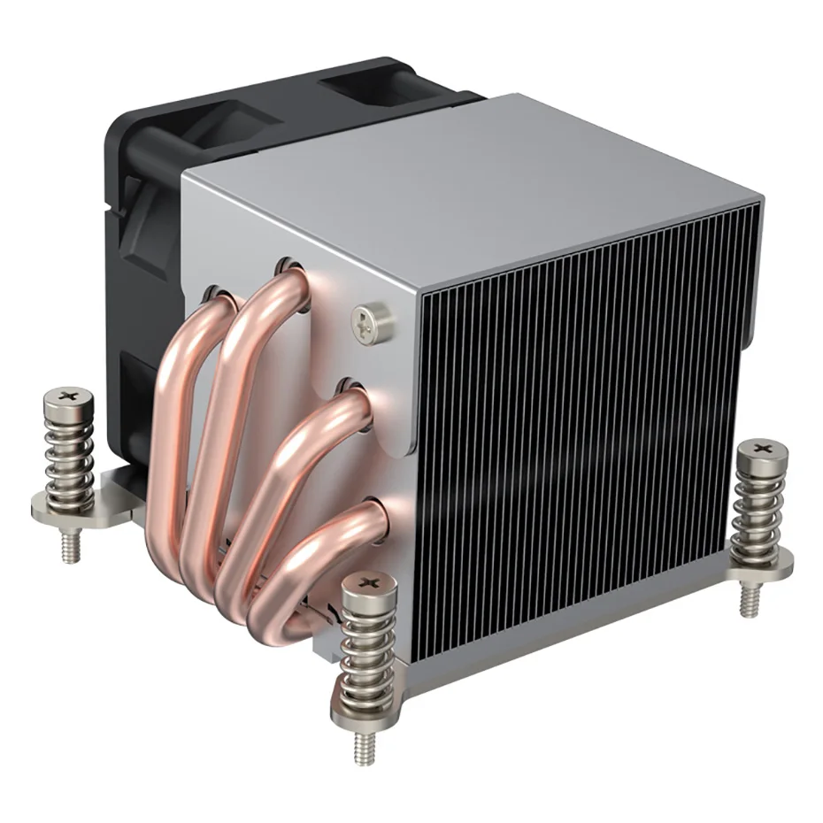 Coolserverr63 4 Heatpipe 2U серверный кулер для процессора рабочая станция вентилятор