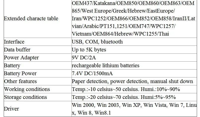 GOOJPRT 58 мм Мини Портативный беспроводной термопринтер машина Bluetooth 4,0 для Android iOS Windows Bill Impresora Recibos