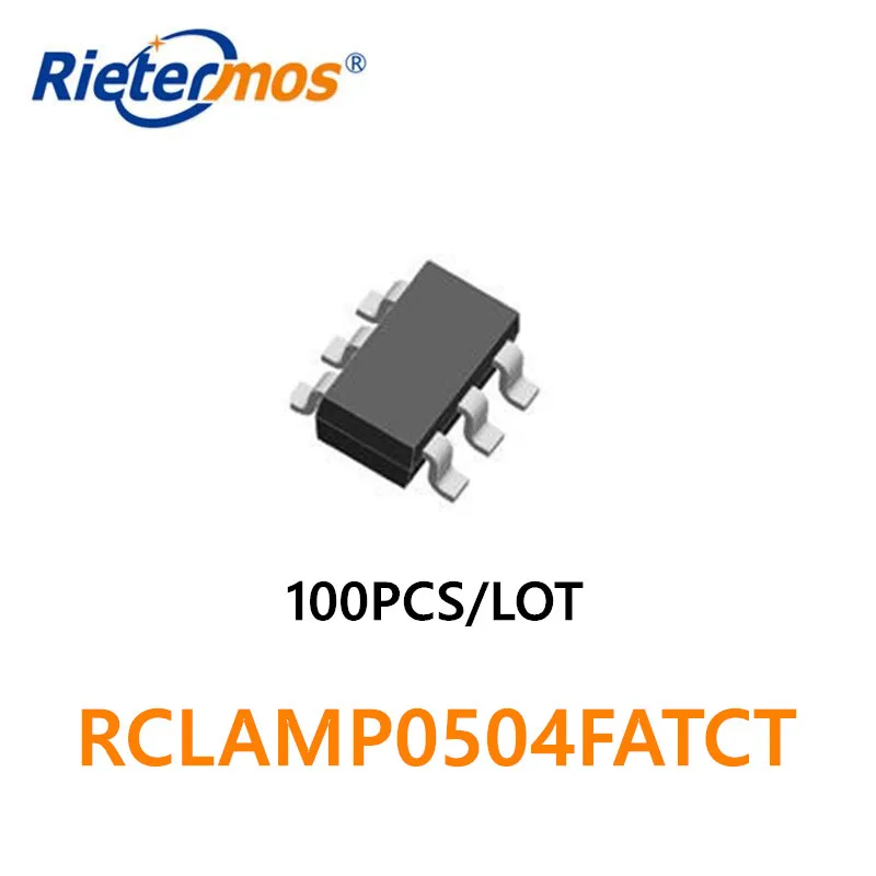 

100pcs RCLAMP0504FATCT 0504F TVS SC70-6 SOT23-6