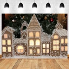 Yeele рождественских печенек дом окно новорожденные фотографии фонов виниловый фотографический фон для студийной фотосъемки с декорацией задние планы для фотографирования