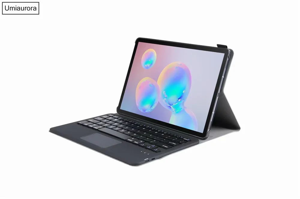 

Case for Samsung Galaxy Tab S6 Lite 10.4 SM-P615 Keyboard Case Tab S6 10.5 S7 11" S7 Plus 12.4 SM-T975 Bluetooth Keyboard Cover