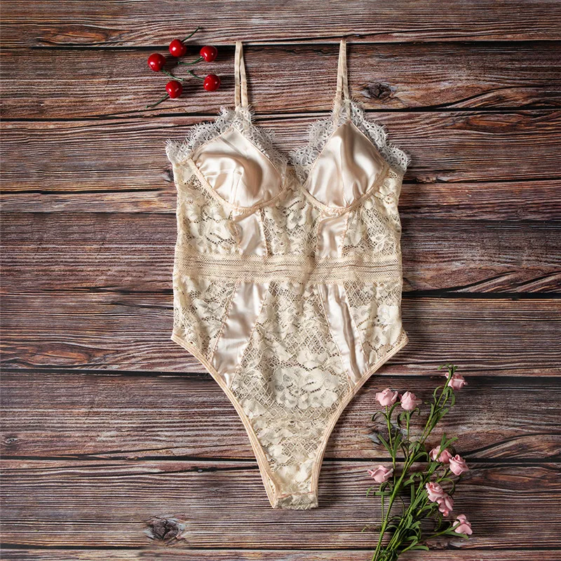 

Hjwsfdcai 2020 New Bodysuit Sexy Lace Corset 5 Colors Floral Ladies Fashion Corset One-Piece Women's Underwear Free Shipping