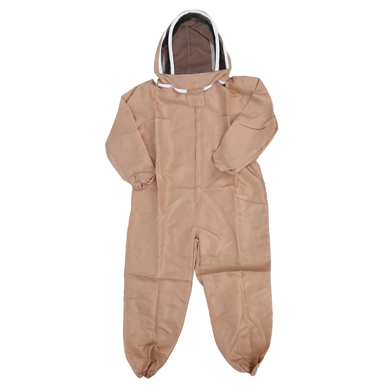 

Professional Ventilated Full Body Beekeeping Bee Keeping Suit with Leather Gloves