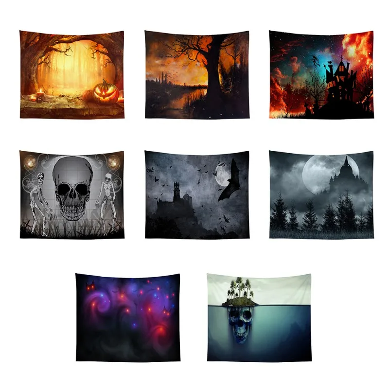 

Halloween Tapstry Wall Hanging Tapestry Pumpkins Wall Blanket For Bedroom Living Room Dorm Home Decoration