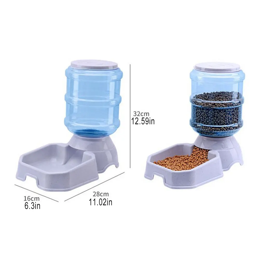 

Pet Food Bowl Automatic Cat Water Fountain Feeding Pet Water Dispenser Portable Large Capacity Feeding Bowl Anti-slip