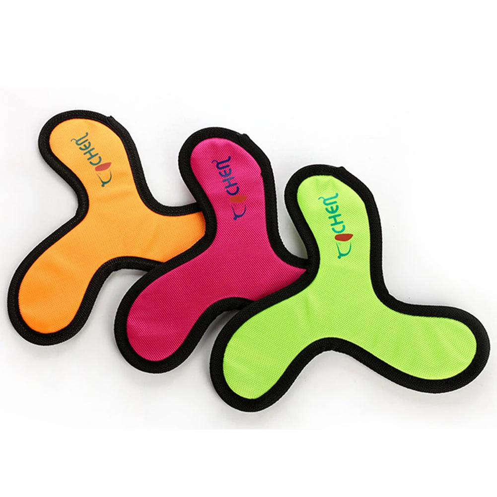 Треугольные летающие диски игрушка для дрессировки собак ткань Оксфорд