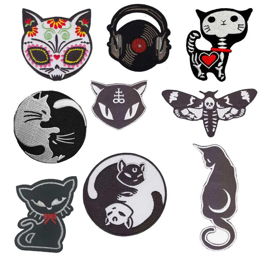 Футболка с изображением скелета в виде сахарного черепа Инь Янь среднего пальца