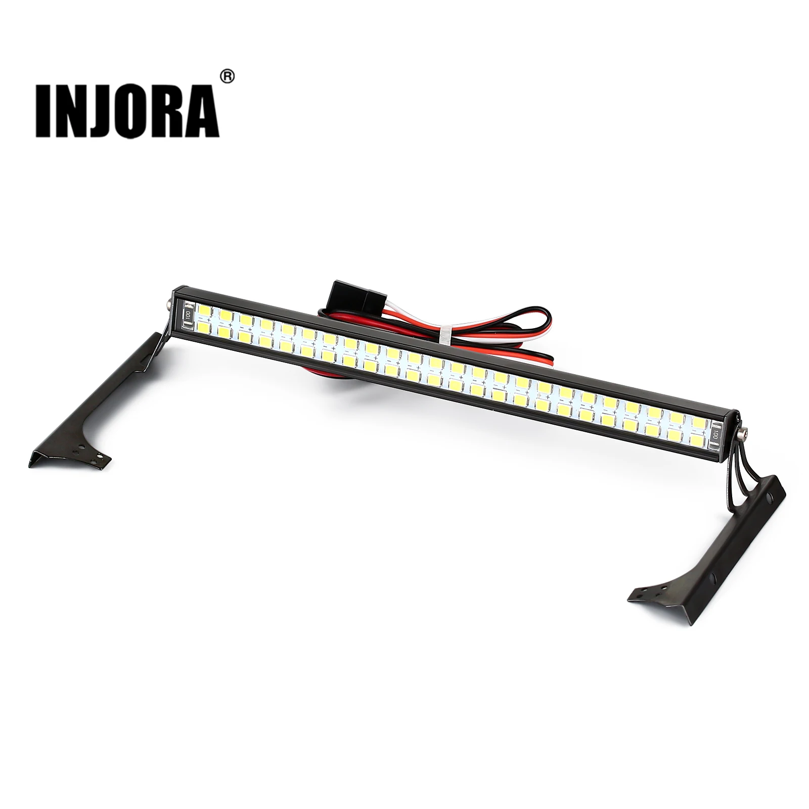 INJORA 48LED фары бар с пультом управления для 1/10 RC ползунки осевой 90046 SCX10 III AXI03007 Jeep