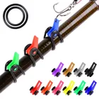 10 шт.упак. Регулируемый для доставки прикорма и оснастки Подвеска для приманки хранитель для крючков Удочка Пластик держатель для приманки для рыбалки, прямые поставки