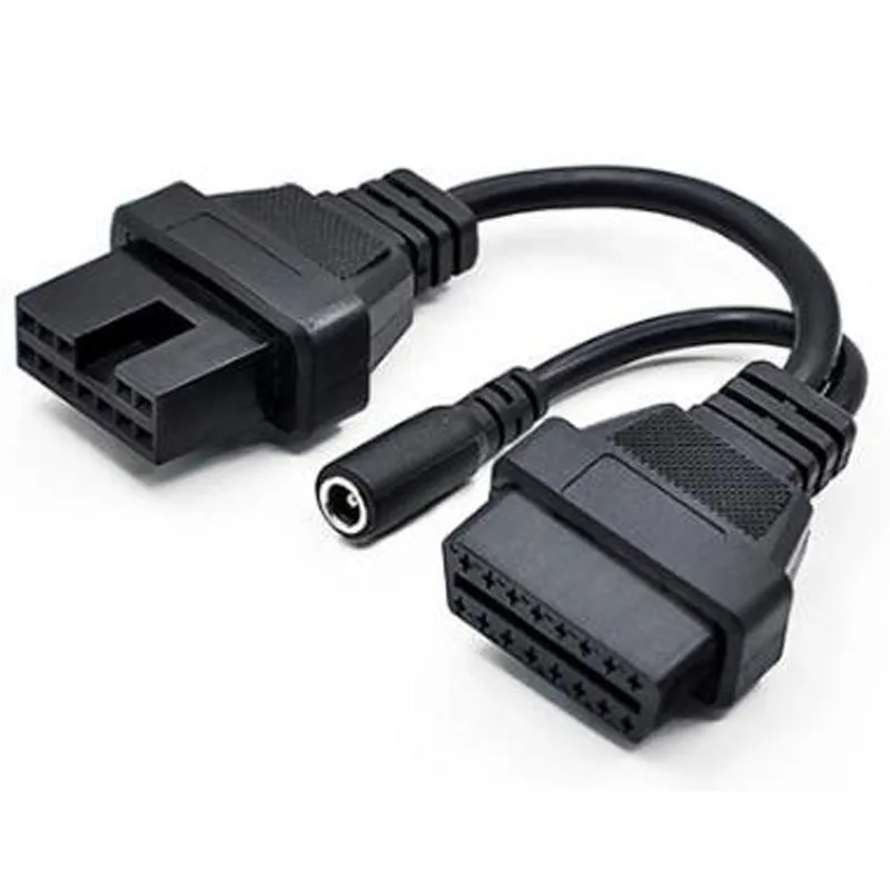 Качественный кабель OBD для Mitsubishi Удлинительный с 12 Pin на 16 штекер гнездо OBD2
