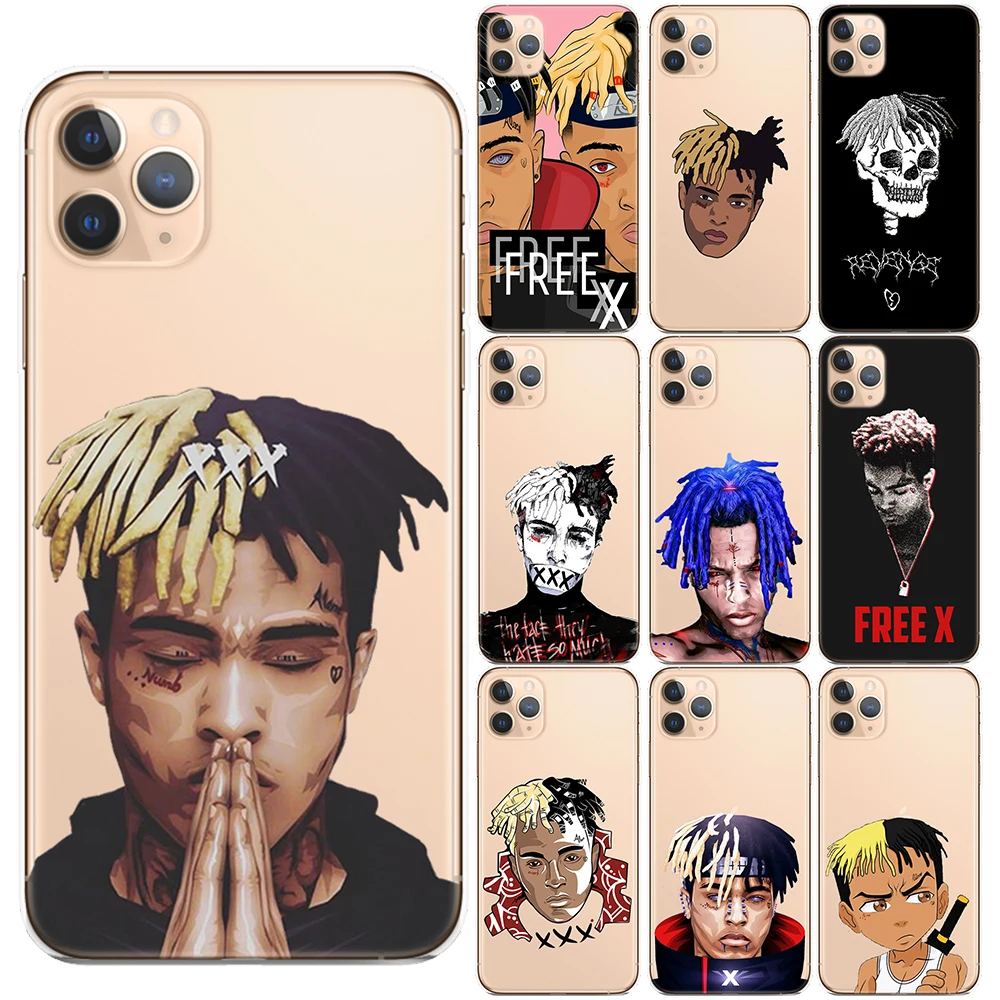 Мягкий чехол Xxxtentacion из ТПУ для iPhone 11 Pro Max 6S 6 7 8 Plus 5 5S SE силиконовые чехлы телефонов