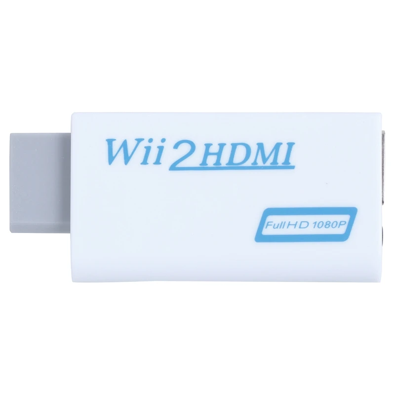 Адаптер преобразователь Wii в HDMI совместимый с 2HDMI Full HD FHD 1080P разъемом o 3 5 мм|Кабели