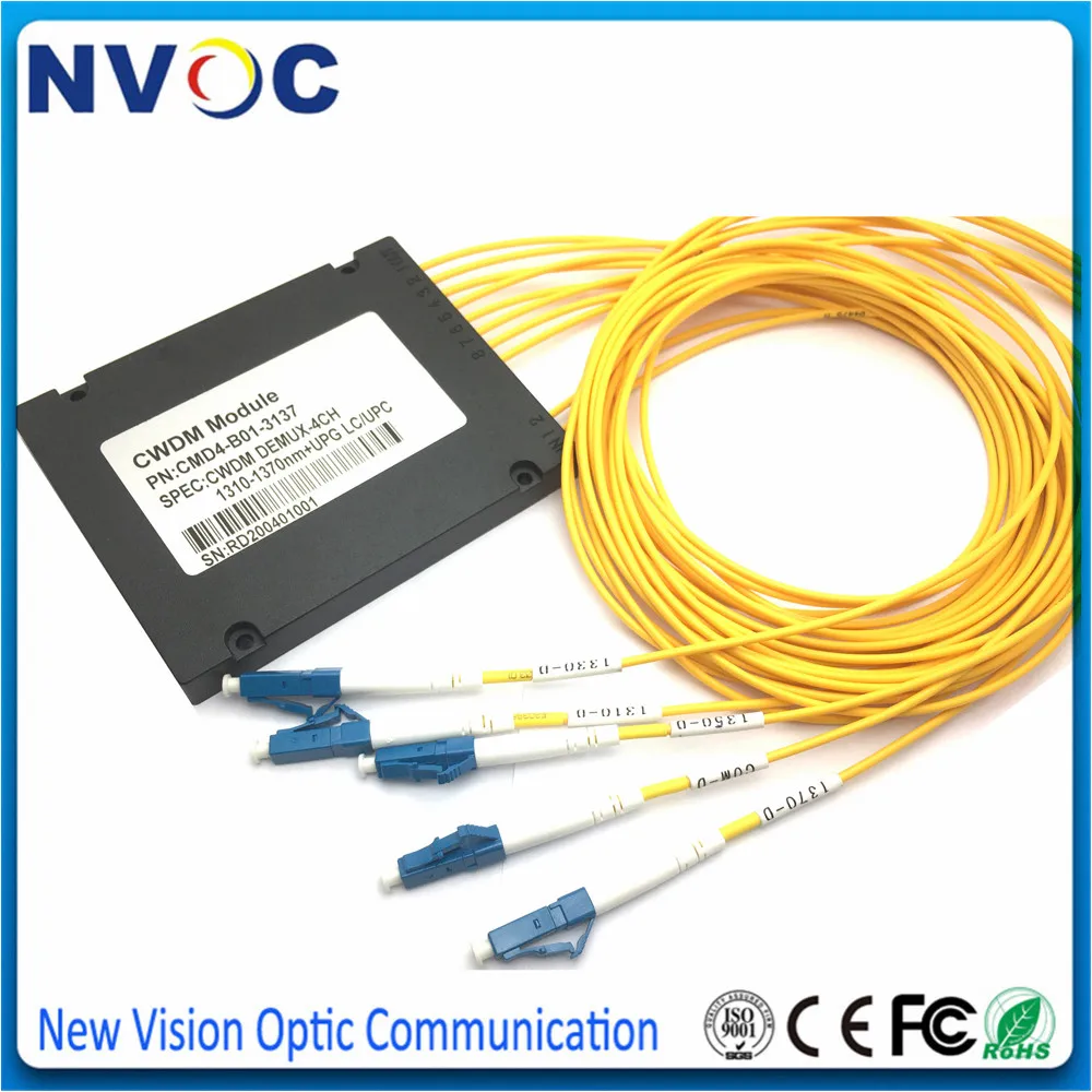 FTTH CA ТВ кабель оптоволоконное оборудование 8 каналов CWDM MUX и DEMUX мультиплексер 1260 ~ 1610 нм бесплатная