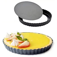 246 inch round live bottom cake mold baking molds breadfruit pie baking pan non stick kitchen tools accessories tray 1pcs