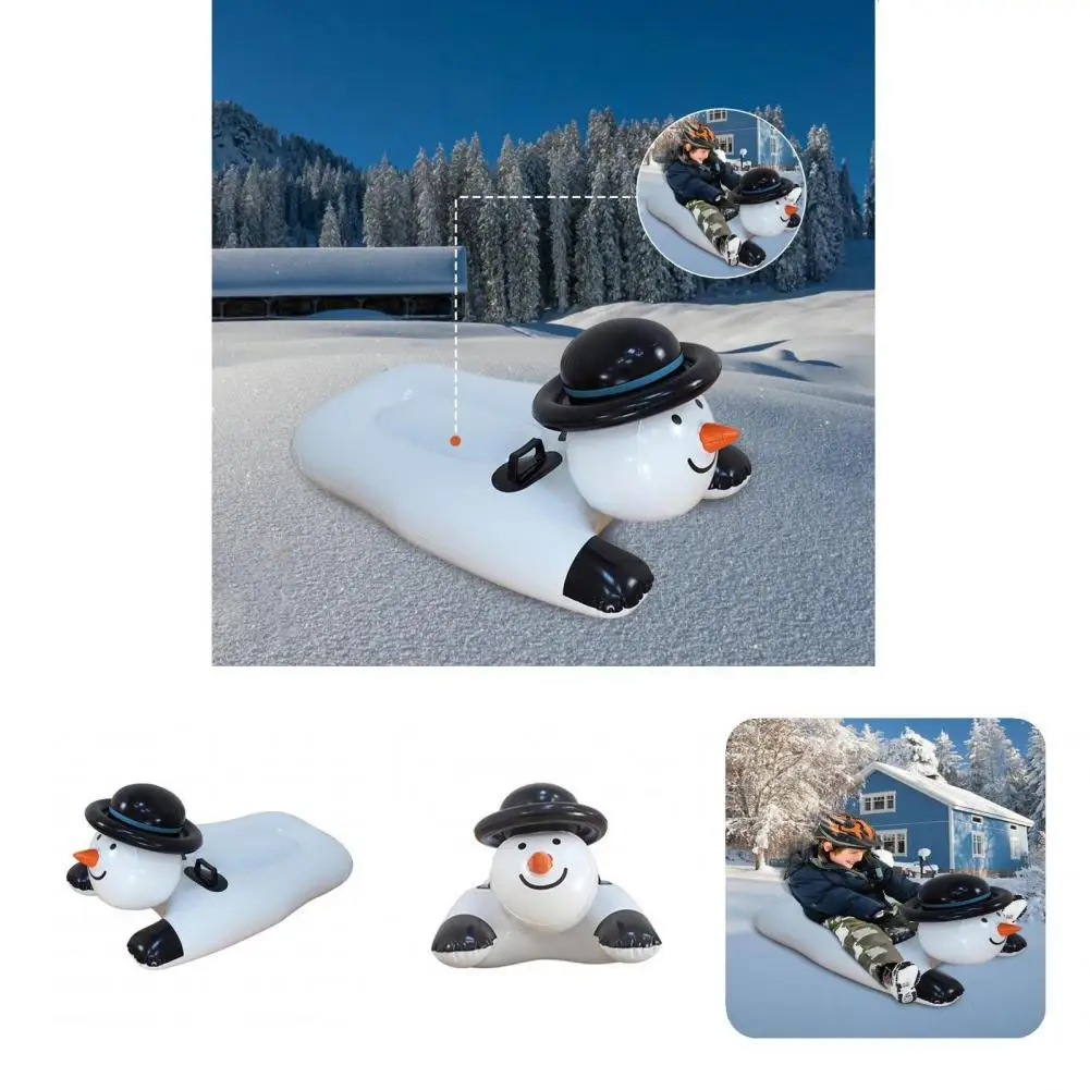 User-friendly Inflatable Snow Sled Portable Fun Snowman Shape Inflatable Snow Sled  Snow Tube    Snow Tube top quality christmas inflatable snow globe large inflatable snow globe inflatable snow globe tent