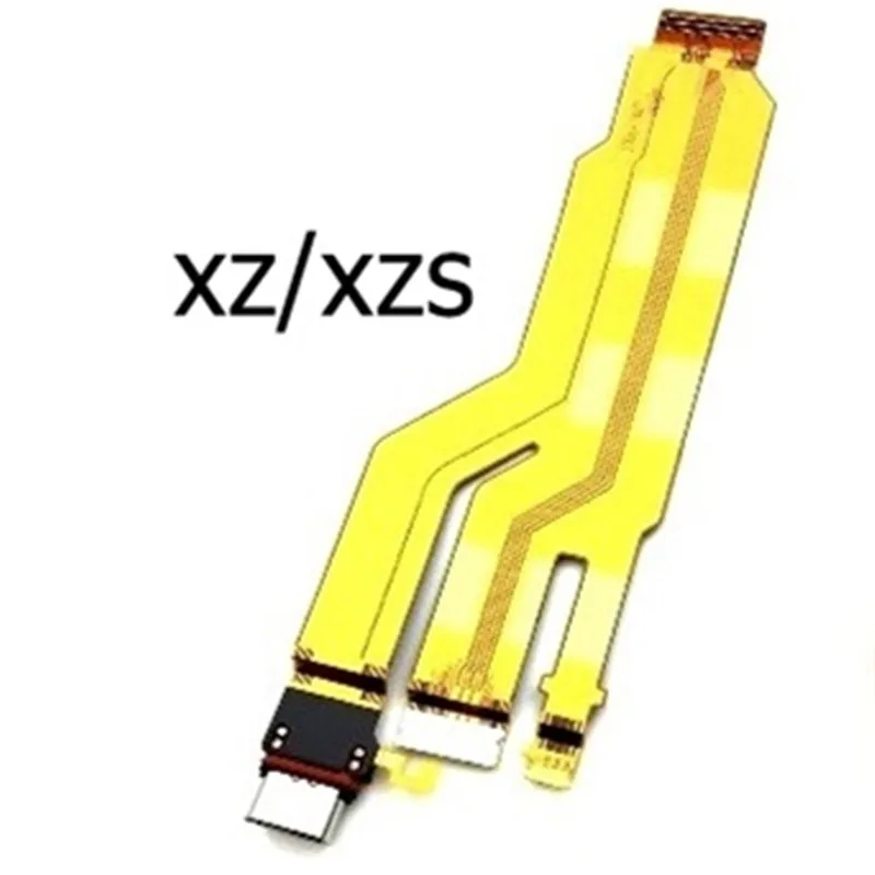 Usb зарядка Нижняя плата для Sony Xperia XZ/XZS/XZ Premium XZ1/XZ1 Compact mini charger док-станция Соединительный Модуль гибкий кабель - Цвет: XZ XZS