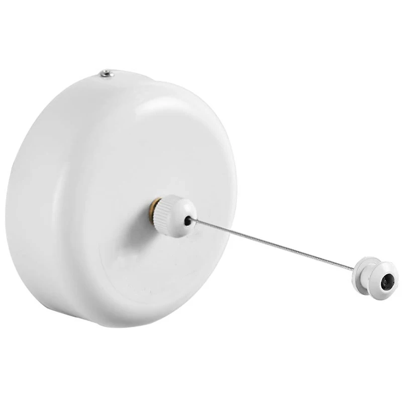 

Retractable Clothesline With Adjustable Stainless Steel Double Rope String Hotel Style Heavy Duty For Bathroom, Wall Mounted Lau