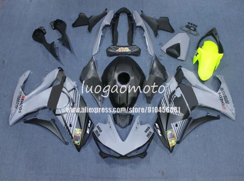 

Hot Sale Injection Fairing kits R3 R25 Bodywork YAMAHA R 3 fairings kit Black Gray 2014 2015 2016 2017 2018 14 15 16 17 18