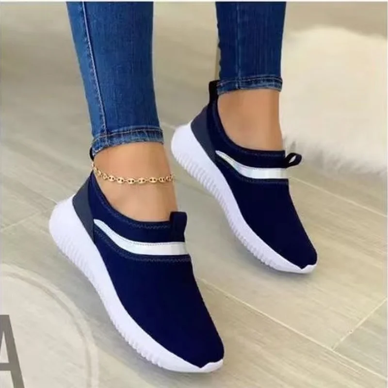 

2022 Breathable Knitted Woman Tennis Shoes Women's Sneakers Socks Women Sport Shoes Women's Summer Sports Shoes Running Pink