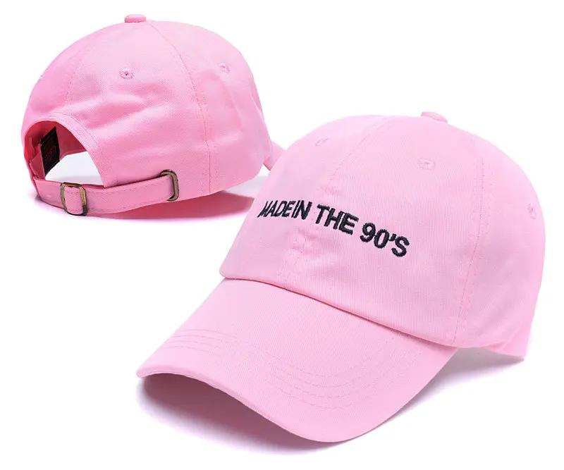 

unisex fashion dad hat made in the 90 s emberoidery baseball cap 2 colors available good quality snapback hats brand hat caps