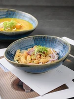 japanese style irregular ramen noodles ramen bowl rice cereal salad dessert soup bowl household big mixing ceramic bowls