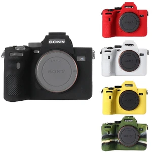 For Sony 7S Camera Case Litchi Texture High Grade Non-slip Camera Protect Covers For Sony Alpha 7S III ILCE-7SM3/A7SM3/α7S III