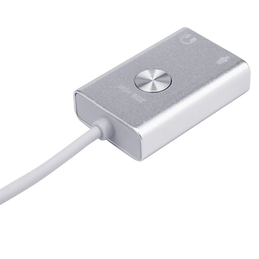 Внешний аудио адаптер наушники Type-C USB звуковая карта HIFI волшебный голос 9 1 3D CH для